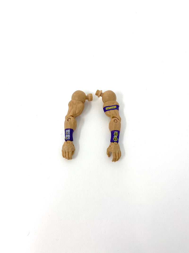John Cena Arms (Purple wrist tape and arm band)