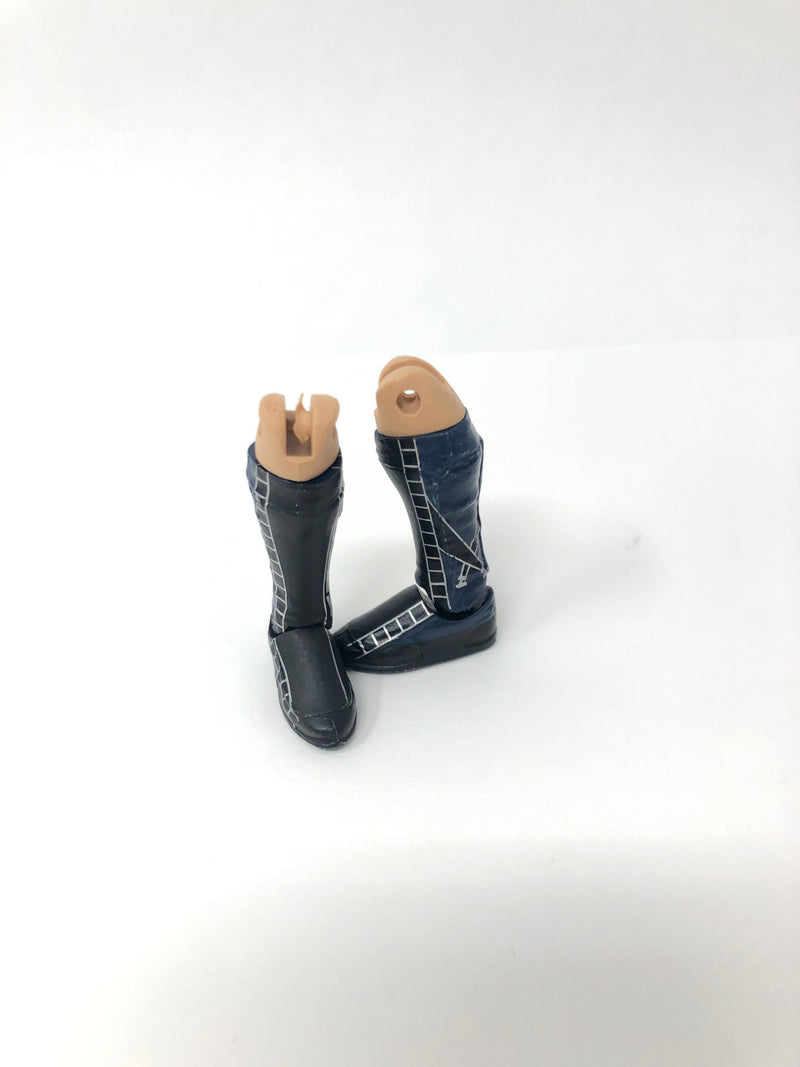 Blue and Silver Kickpads Boots