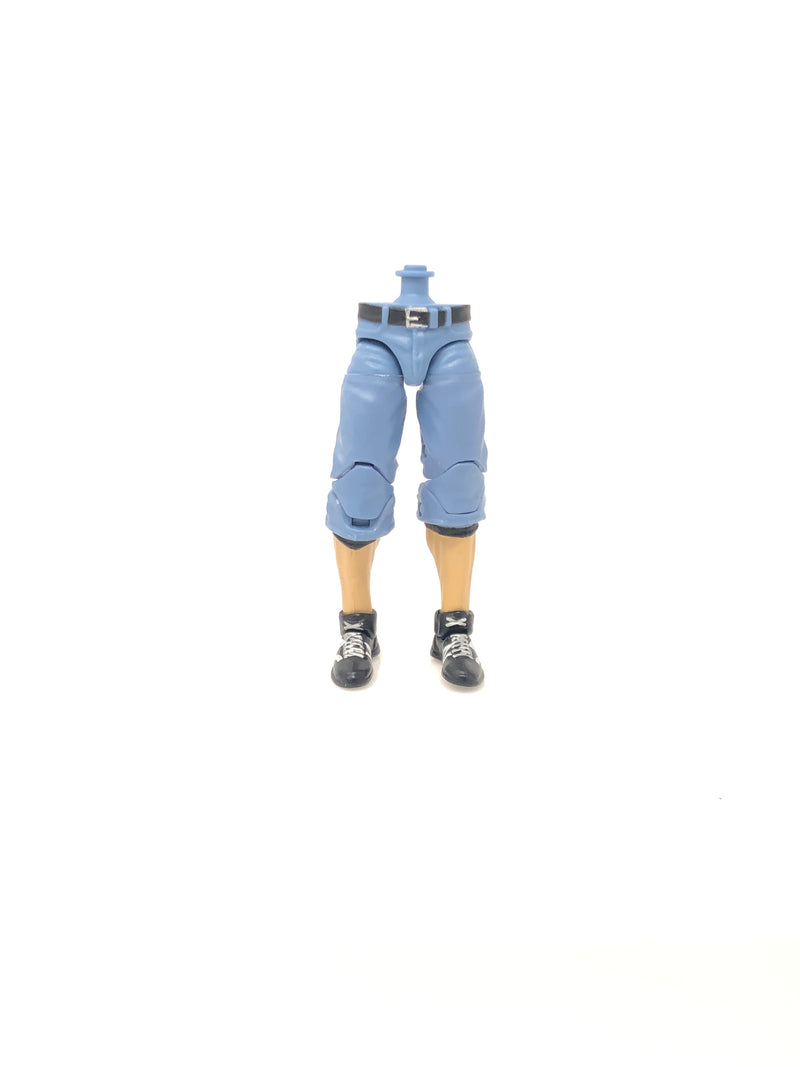 John Cena Jean Pants with Black and White Sneakers
