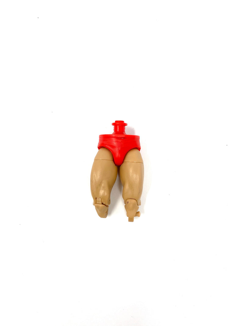 Red Trunks with Caucasian Legs