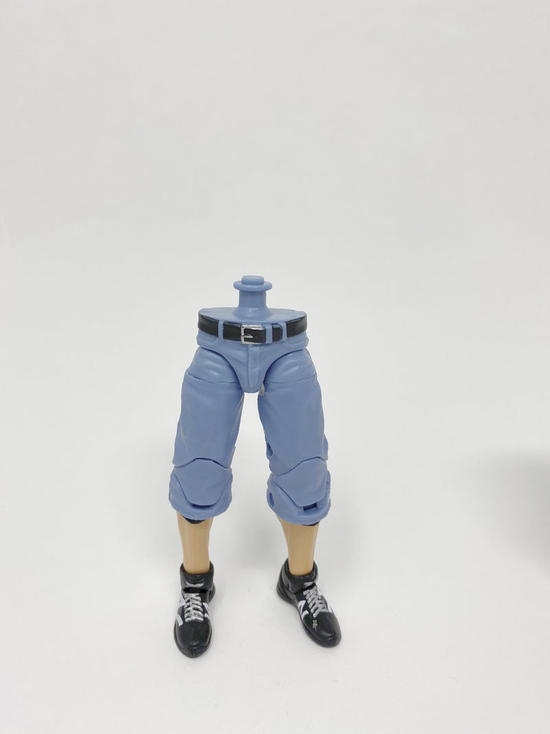 John Cena (Blue Shorts with knee pads and black/silver sneakers) Full Leg