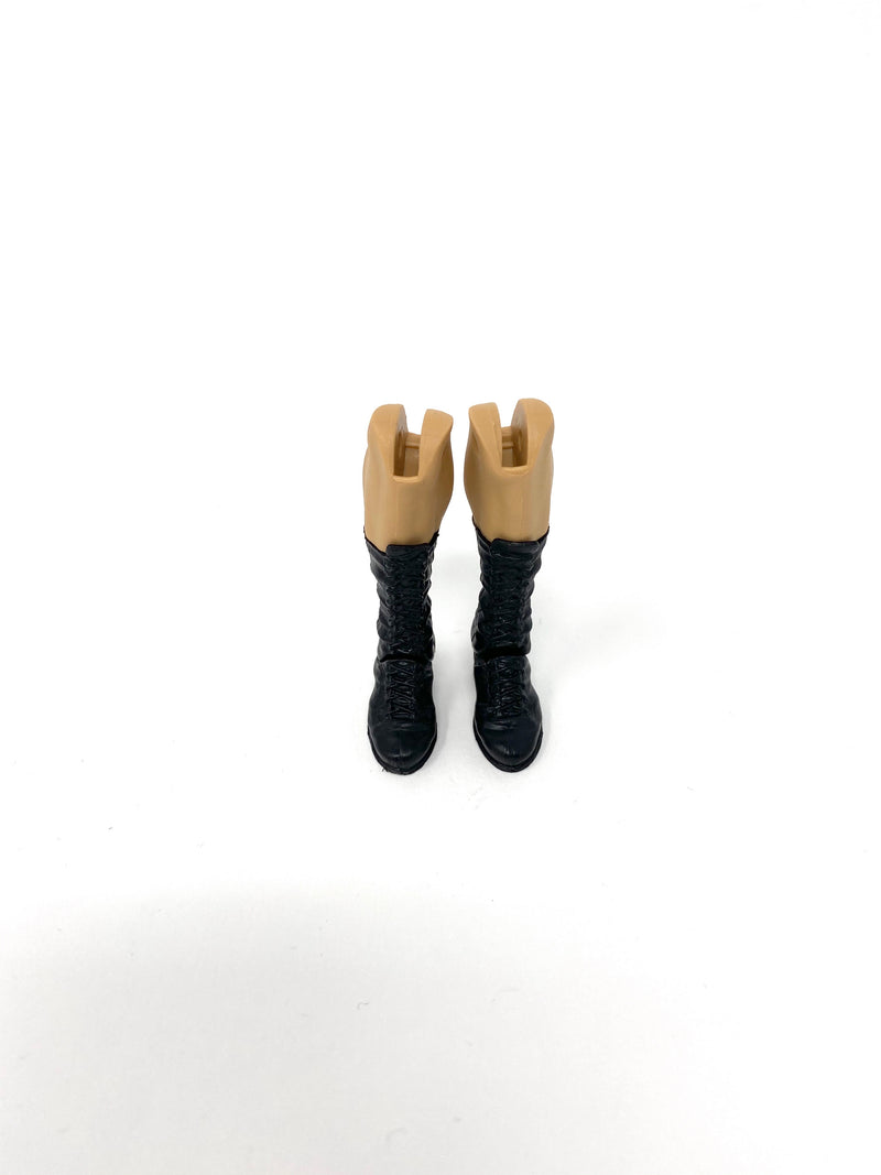Tall Black Lace Boots (C)