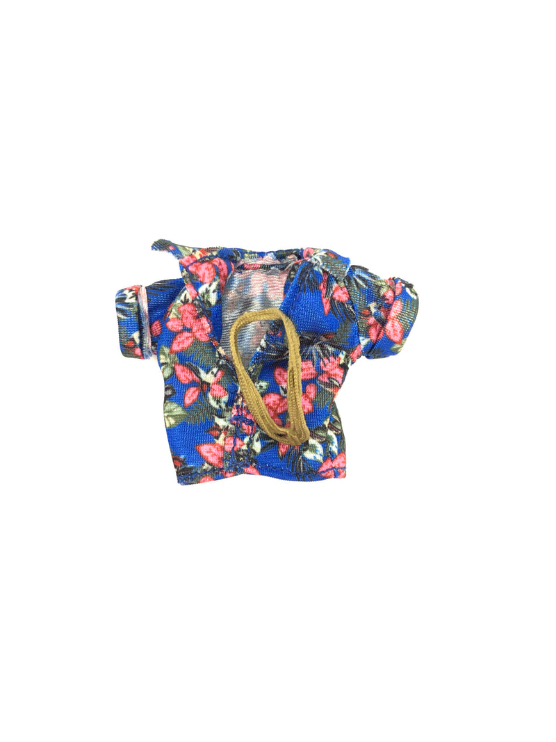 Scott Hall Floral Shirt with Necklace