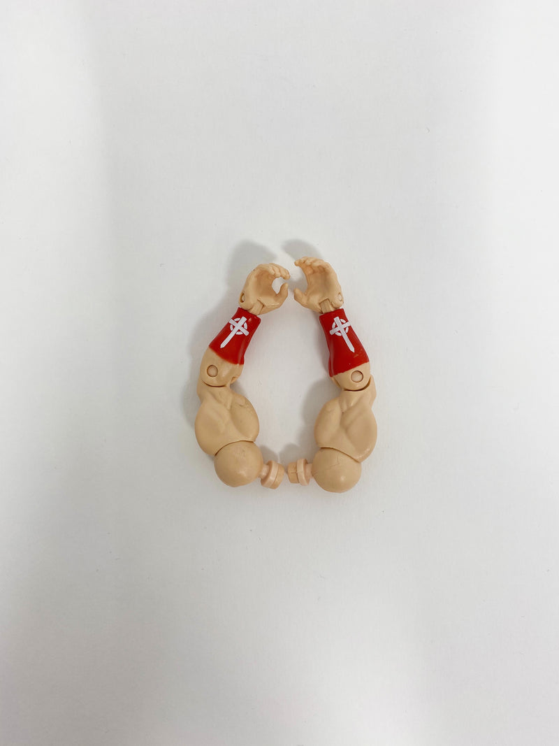 Red Wrist Tape with Cross (Pale)