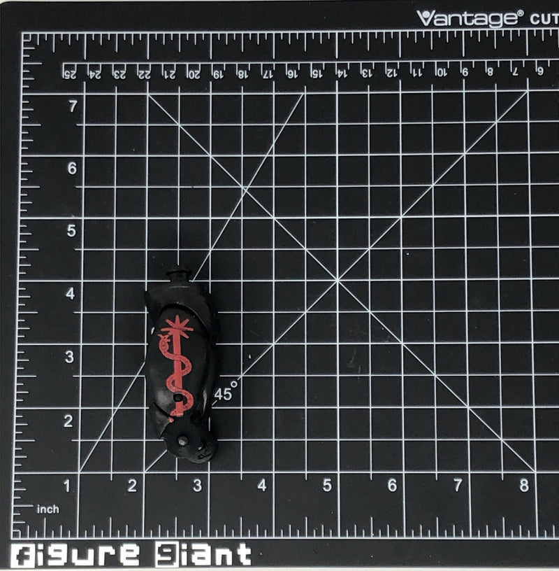 Black pants with red design in side