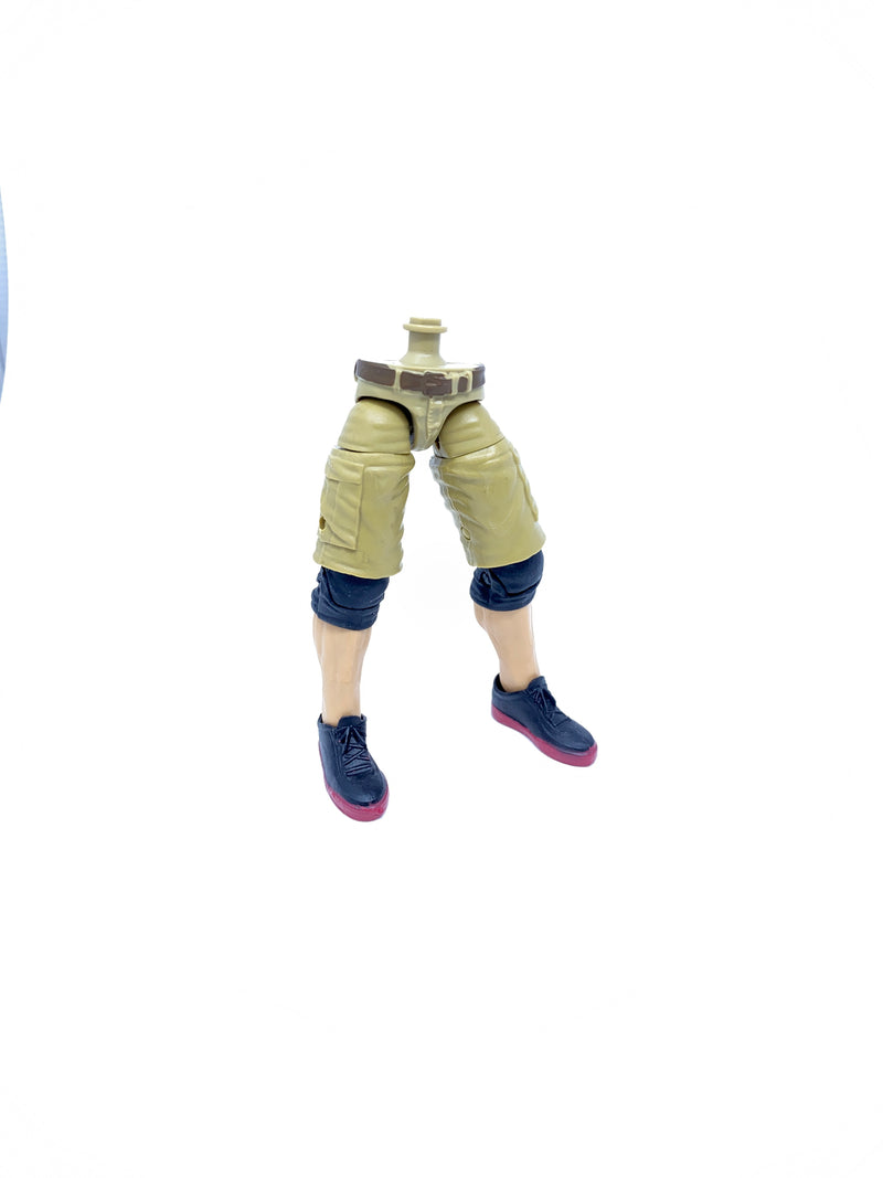John Cena Full Leg (cargo shorts with black shoes and red soles)