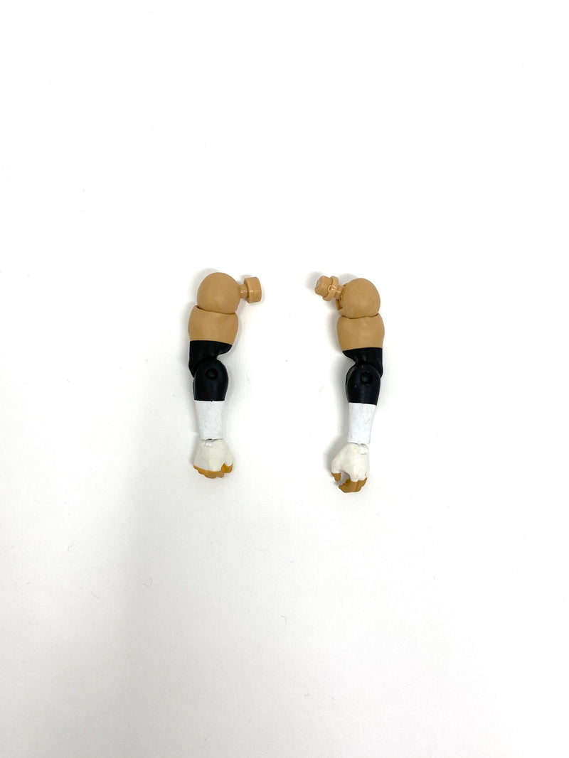 Arms with white and black (fist) (C)