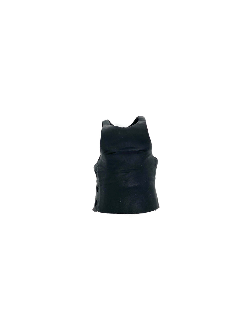 Black Rubber Tank Top