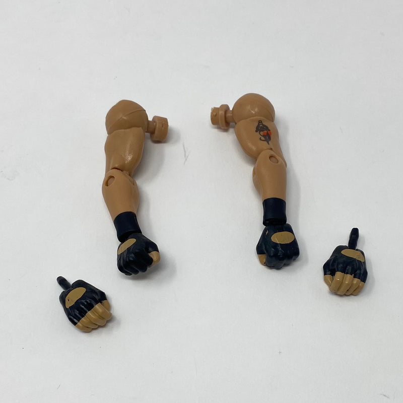 Arms with Black Gloves and extra set of hands (Tan)