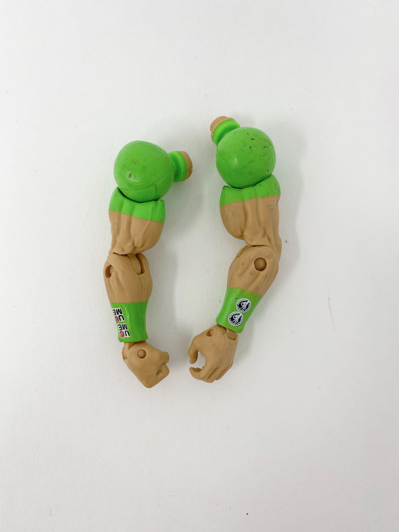 Shredded Arm (Green Wrist Tape with green cuff)