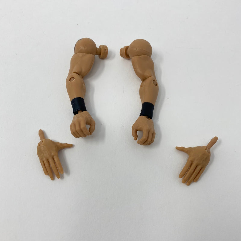 Black Wrist Tape with Shoulder Tattoo and Extra Hands