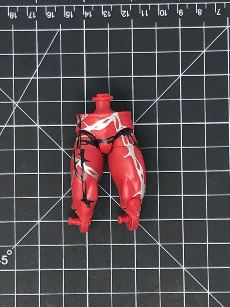 Red Pants with Silver and Black