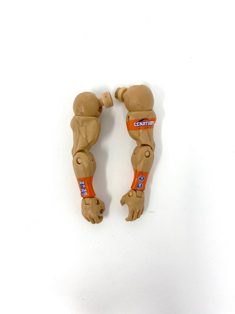 John Cena Arms (Orange wrist tape and arm band)