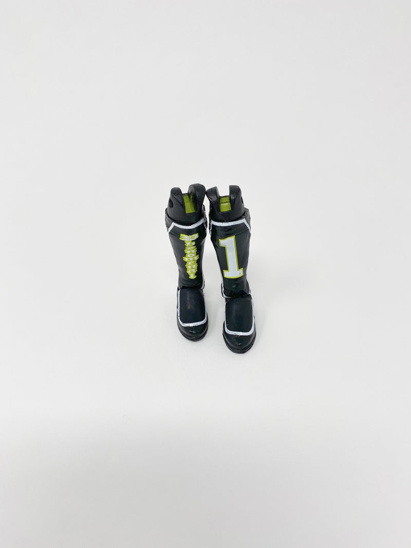 Black with white/neon green Kickpads