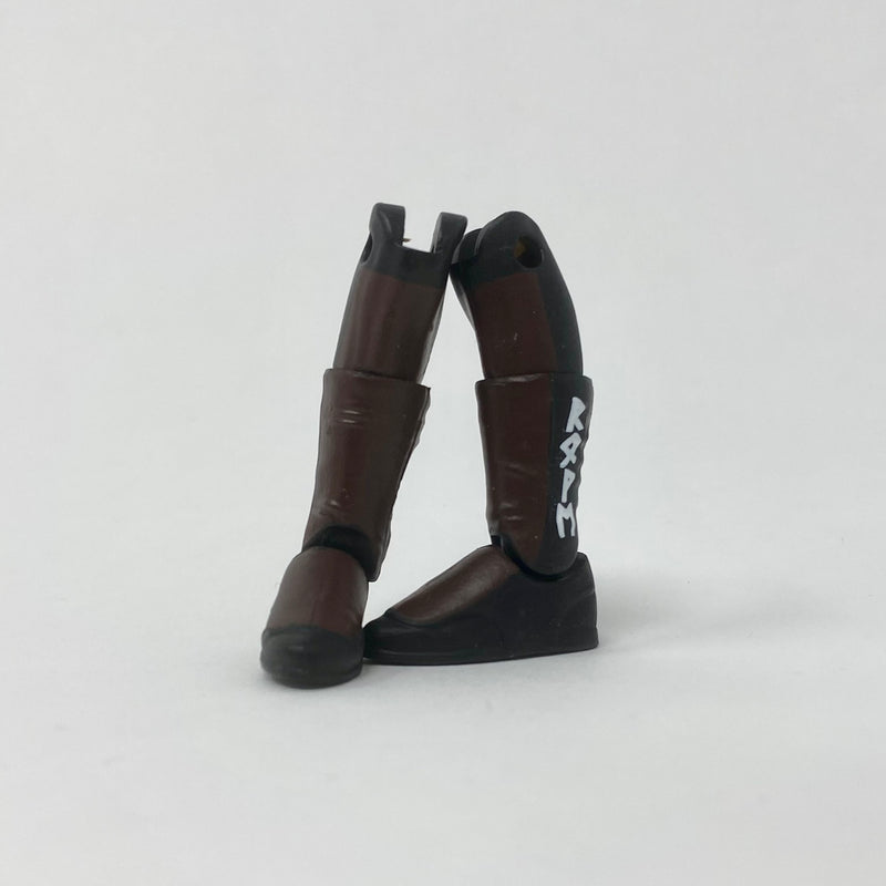 Short Brown/Black Boots with Brown/Black Pants