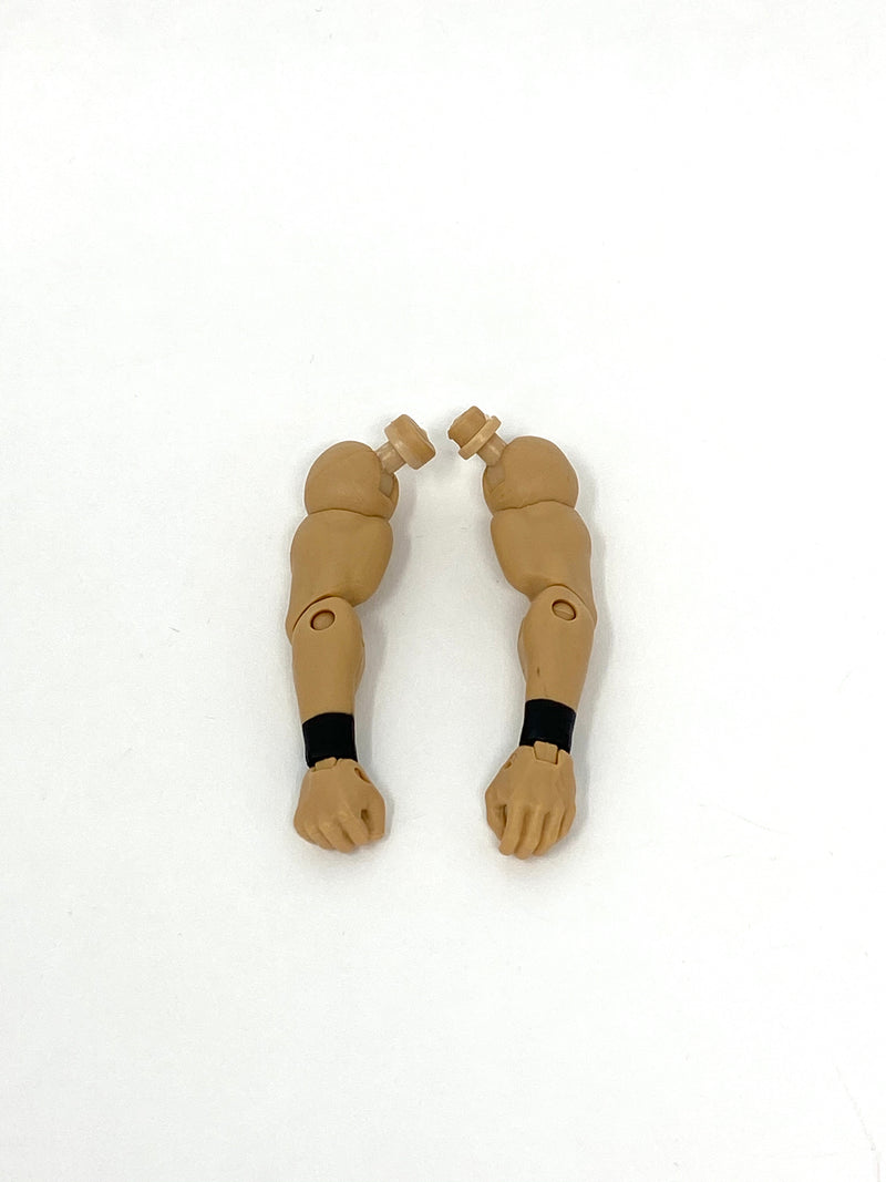 Arm (black wrist tape with fist in right) (C)